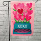 Garden Flag - Valentine's Day XOXO