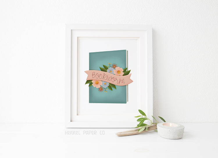 Wall Art - Bookworm