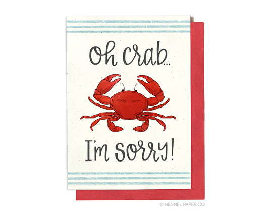 Apology Card - Oh Crab - AP5