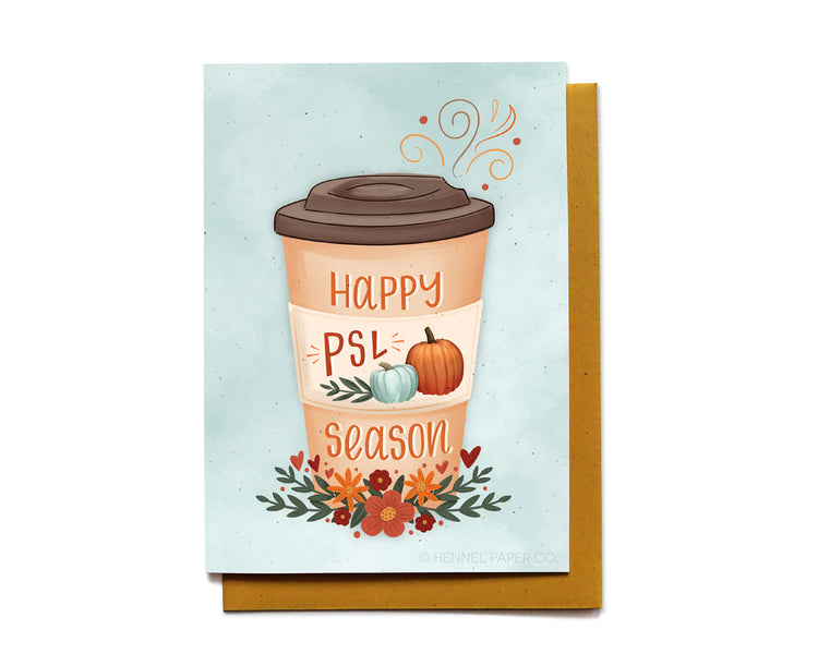 Autumn Card - Happy PSL Season - AT9