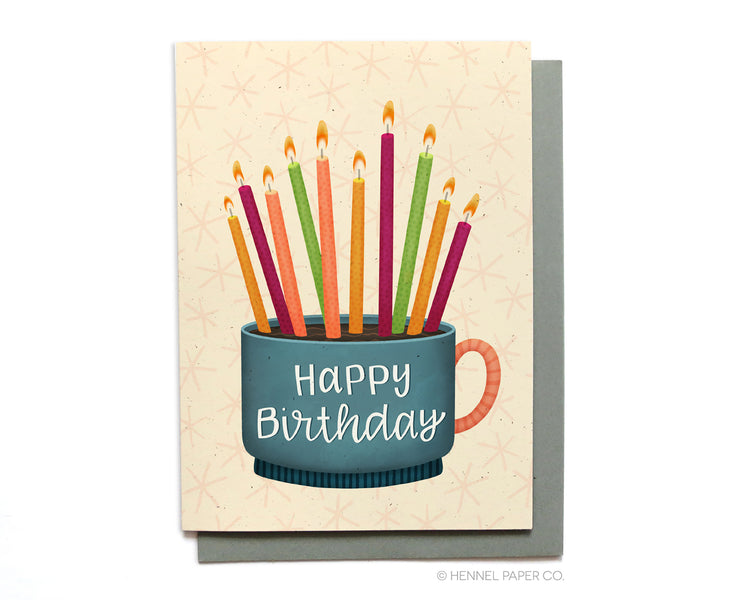 Birthday Card - Coffee - BD70