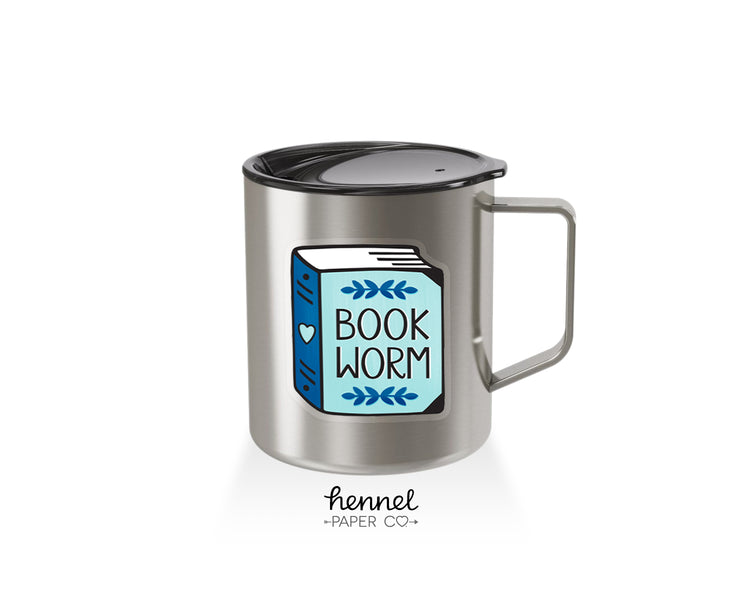 Bookworm Sticker