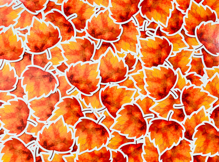 Fall Leaf Sticker