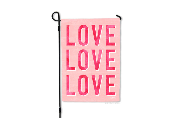 Garden Flag - Valentine's Day Love