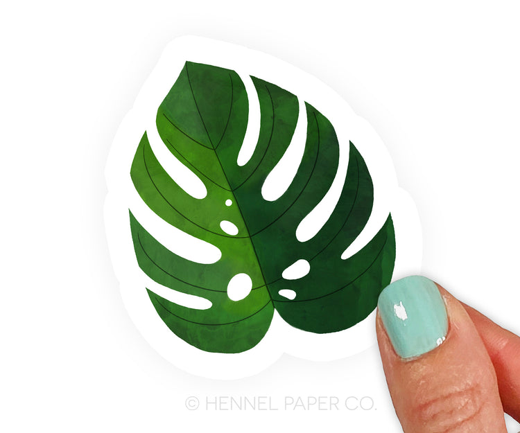 Monstera Leaf Sticker