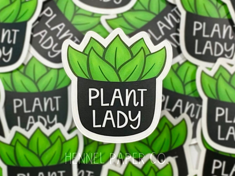 Plant Lady Sticker