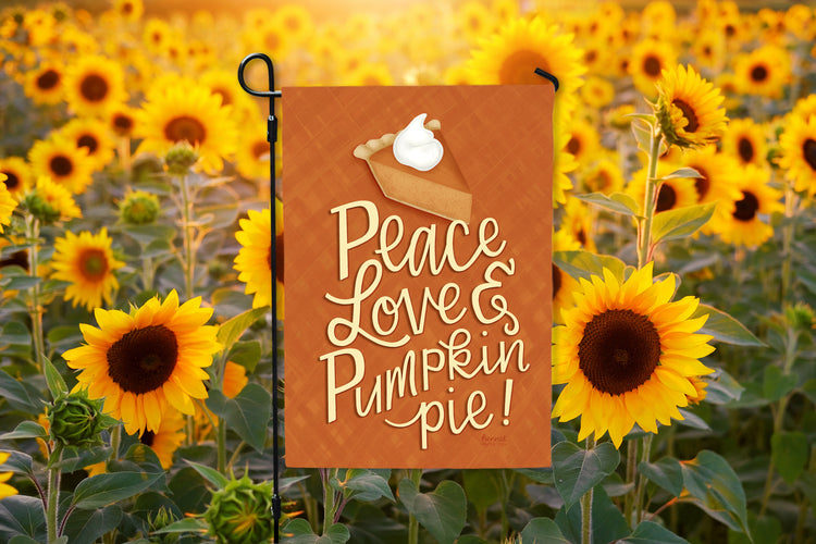 Garden Flag - Peace Love & Pumpkin Pie