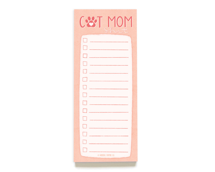 Notepad - Cat Mom Shit