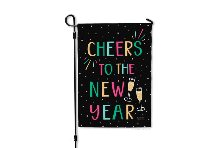 Garden Flag - Cheers to the New Year