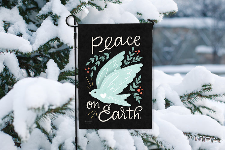 Garden Flag - Peace on Earth