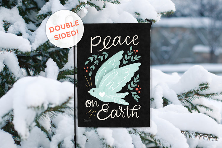 Garden Flag - Peace on Earth