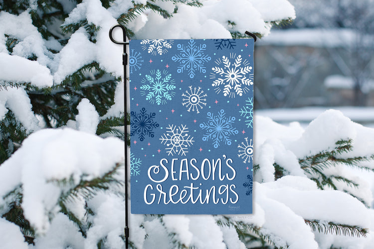 Garden Flag - Season's Greetings