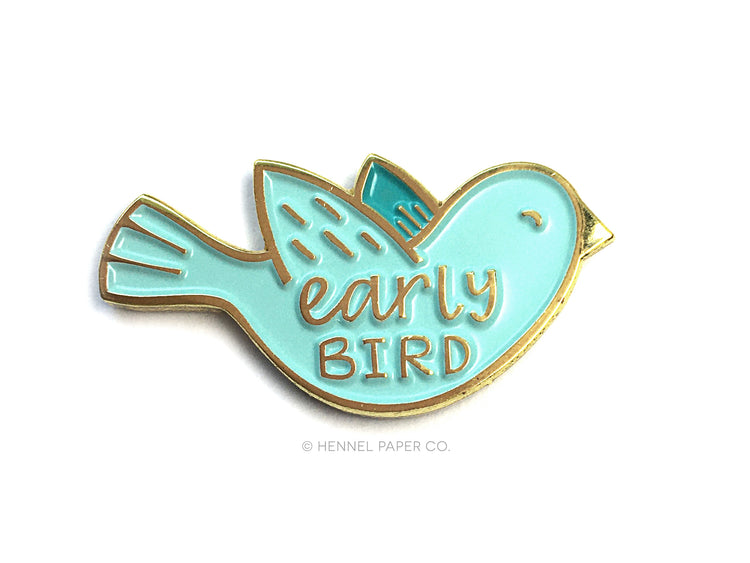 Enamel Pin - Early Bird