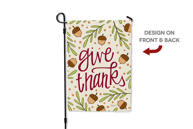 Garden Flag - Give Thanks