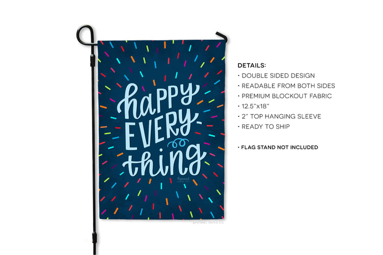 Garden Flag - Happy Everything