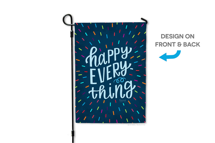 Garden Flag - Happy Everything