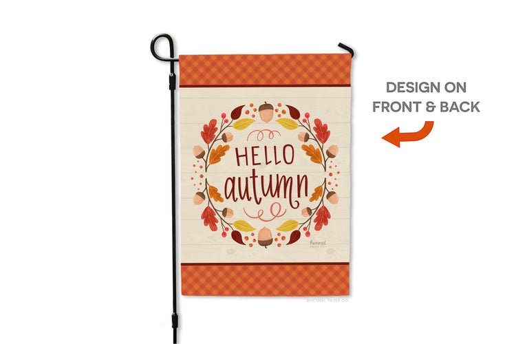 Garden Flag - Hello Autumn