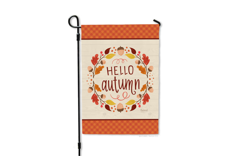 Garden Flag - Hello Autumn