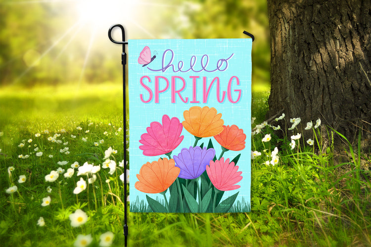 Garden Flag - Hello Spring