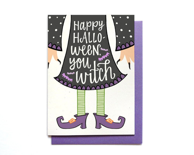 Halloween Card - Witch - HW4