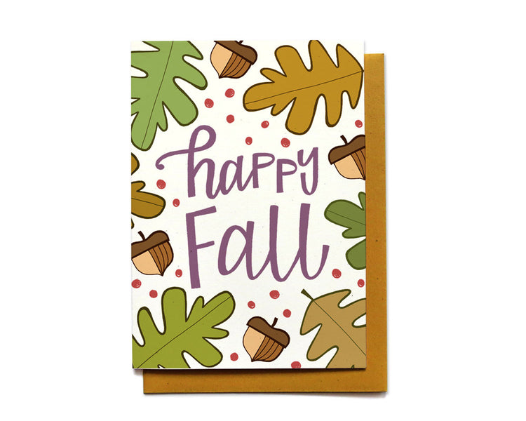 Autumn Card - Happy Fall - AT4