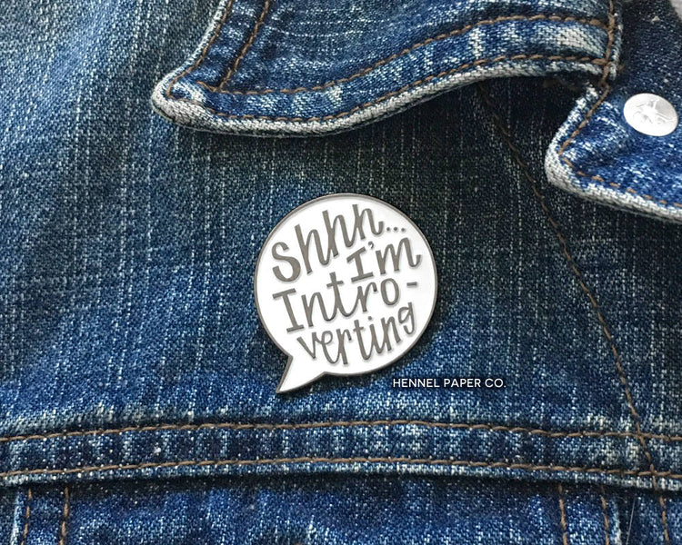 Enamel Pin - Introvert