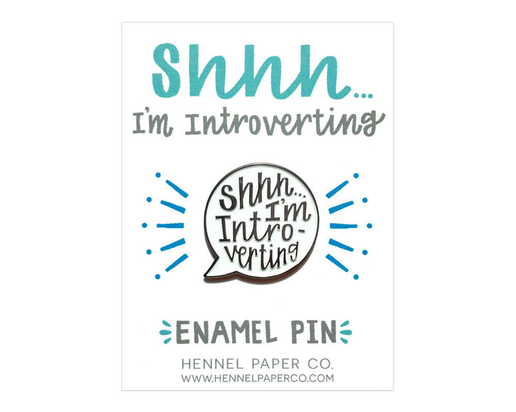 Enamel Pin - Introvert