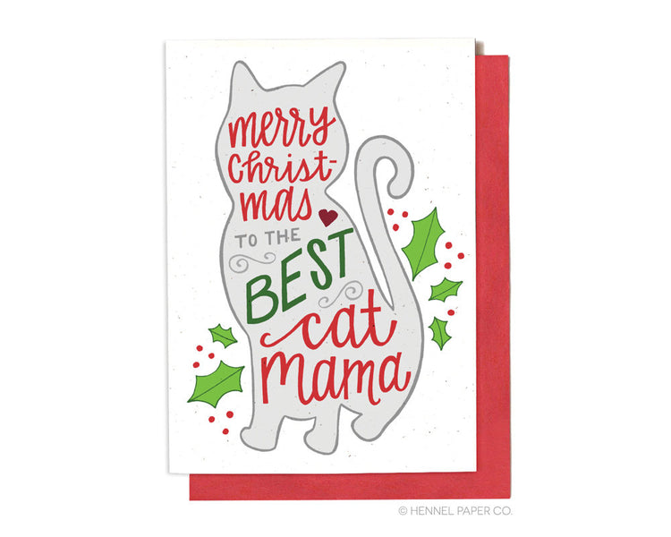 Holiday Card - Cat Mom - XM18