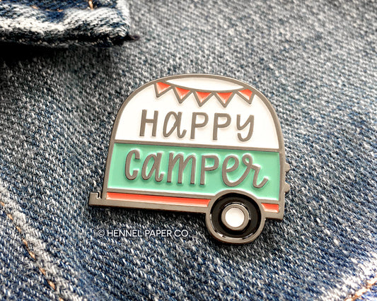 Enamel Pin - Happy Camper