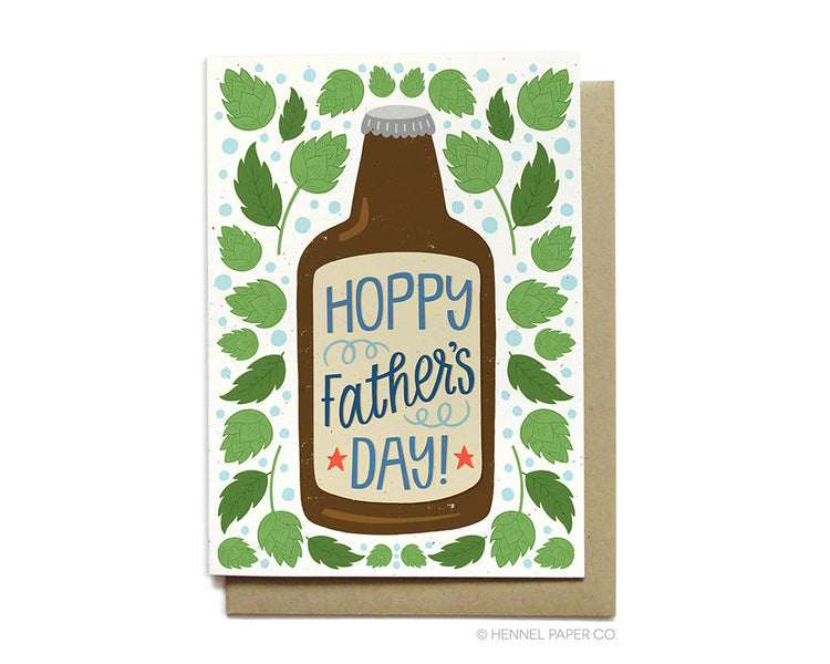 Father's Day Card - Hoppy Father's Day - FD4