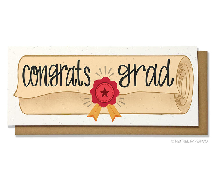 Grad Card - Diploma Money Card - GR5