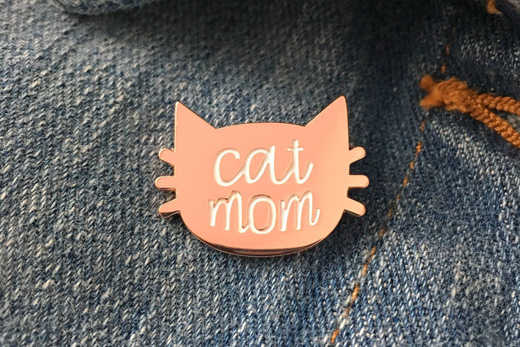 Enamel Pin - Cat Mom