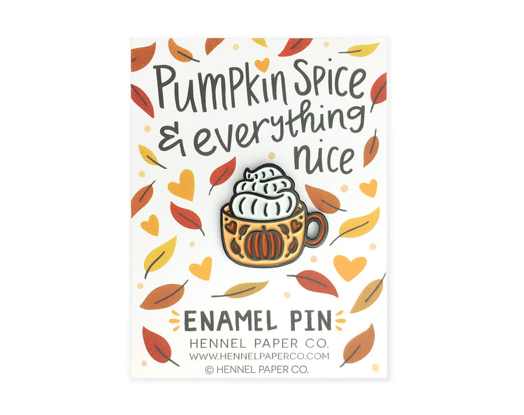 Enamel Pin - Pumpkin Spice Latte