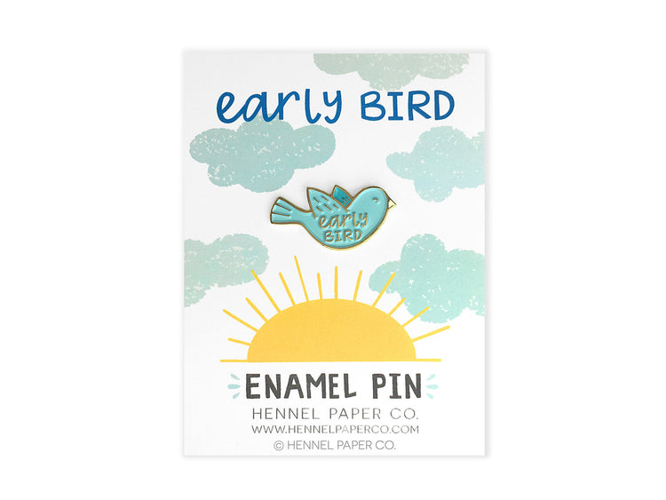 Enamel Pin - Early Bird