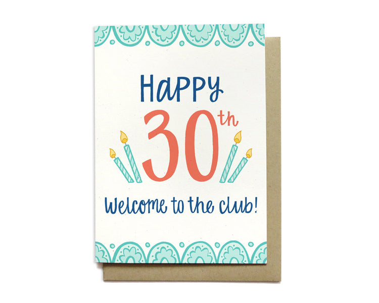 Birthday Card - 30th Birthday Card - BD24