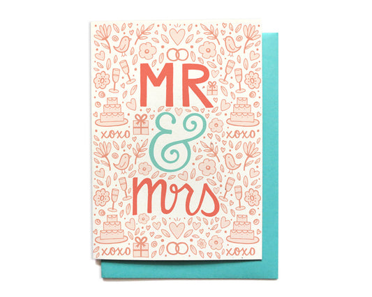 Wedding Card - Mr & Mrs - WD4