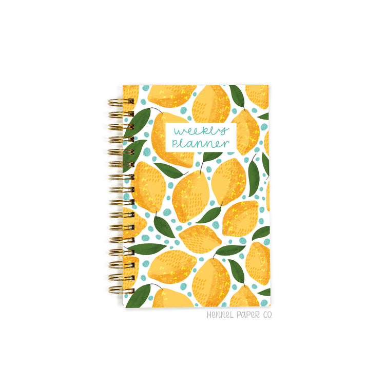 Lemons Undated Weekly Planner