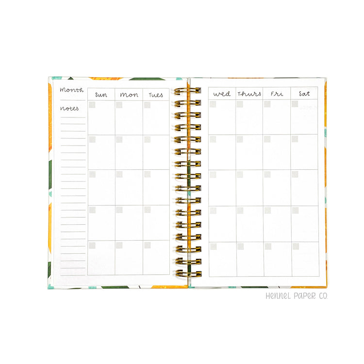 Lemons Undated Weekly Planner