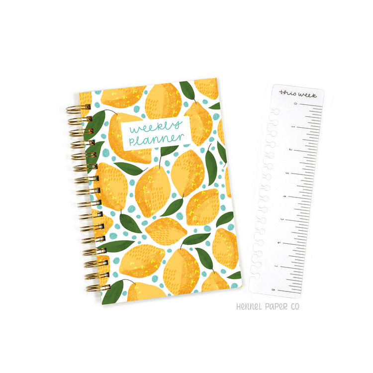 Lemons Undated Weekly Planner