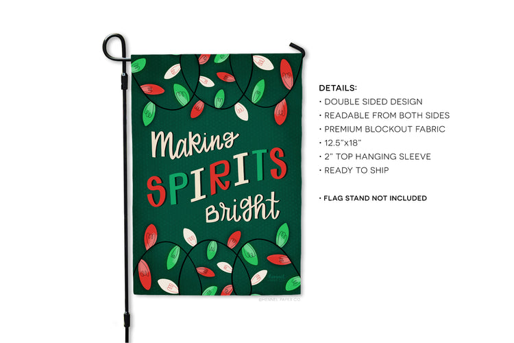 Garden Flag - Making Spirits Bright