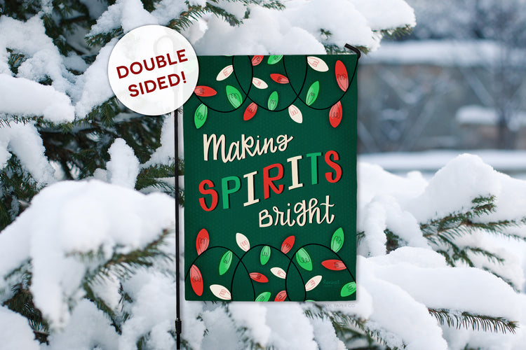 Garden Flag - Making Spirits Bright