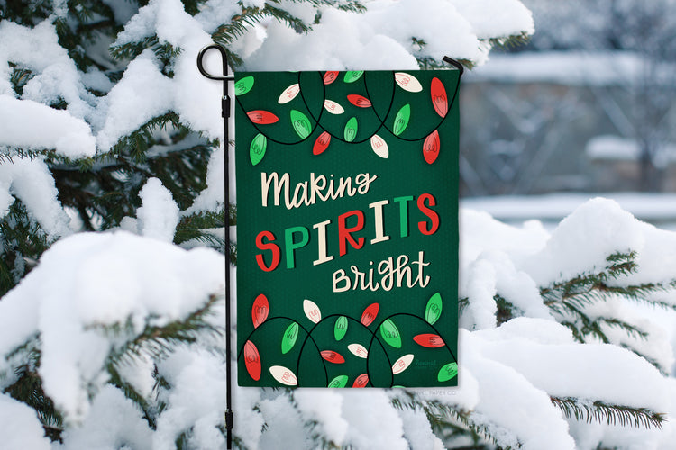 Garden Flag - Making Spirits Bright