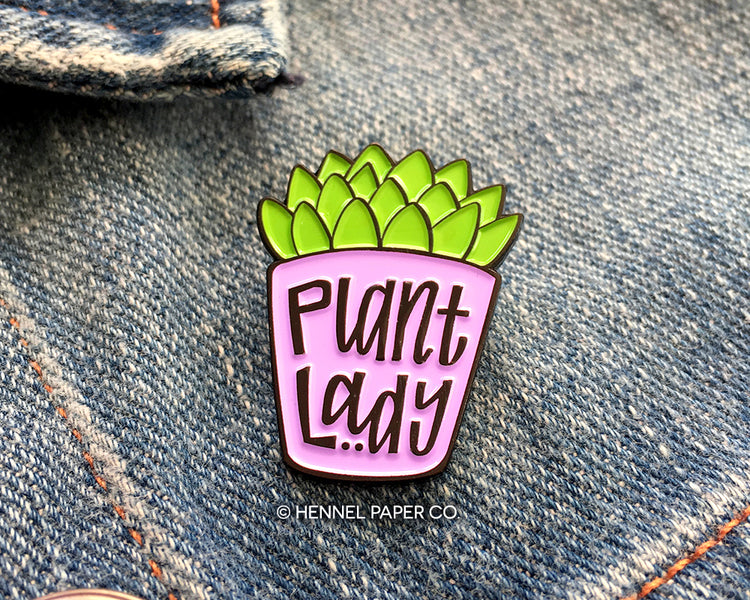 Enamel Pin - Plant Lady