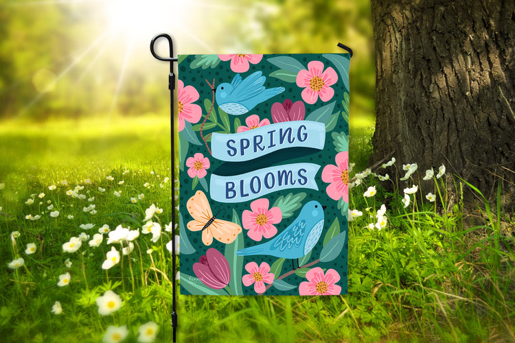 Garden Flag - Spring Blooms