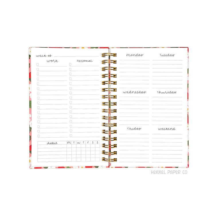 Strawberries Undated Weekly Planner