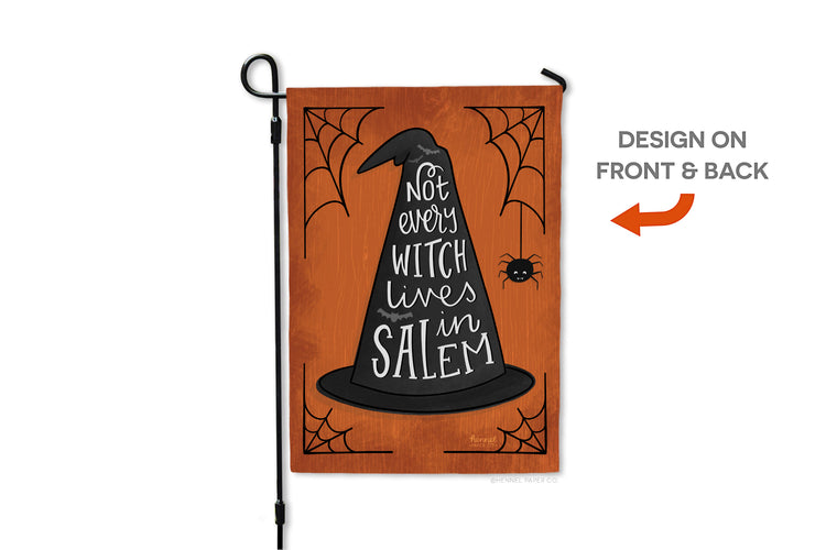 Garden Flag - Halloween Witch Hat