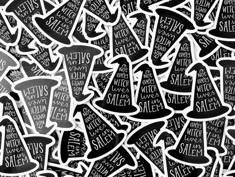 Halloween Witch Hat Sticker