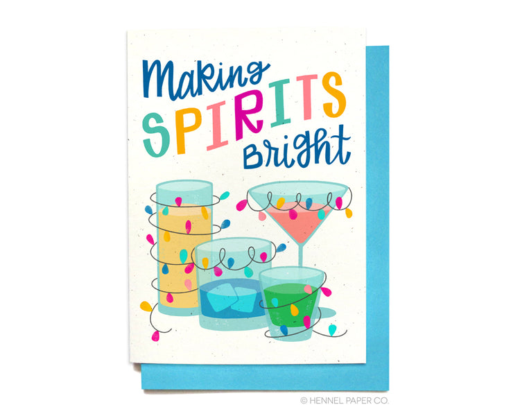 Holiday Card - Making Spirits Bright  - XM11