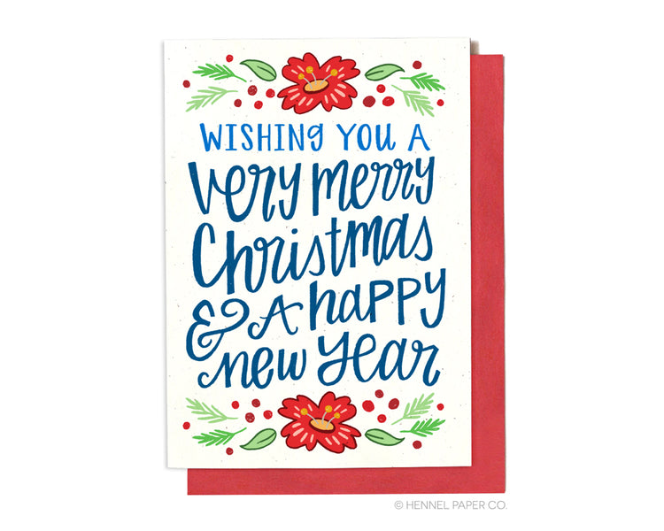Holiday Card - Merry Christmas & Happy New Year - XM13