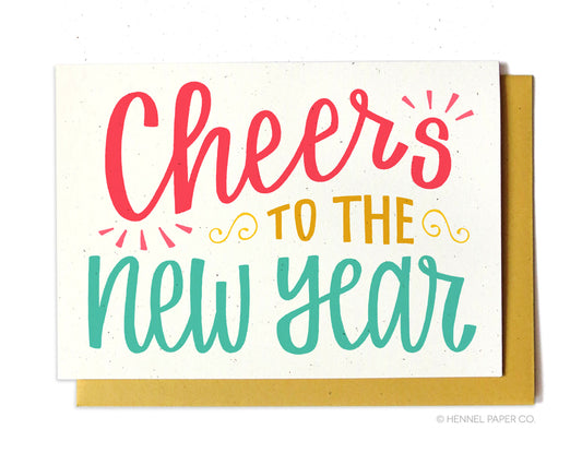 Holiday Card -  Cheers to the New Year - XM23